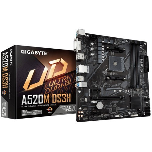 Motherboard Gigabyte A520M-DS3H - AMD AM4