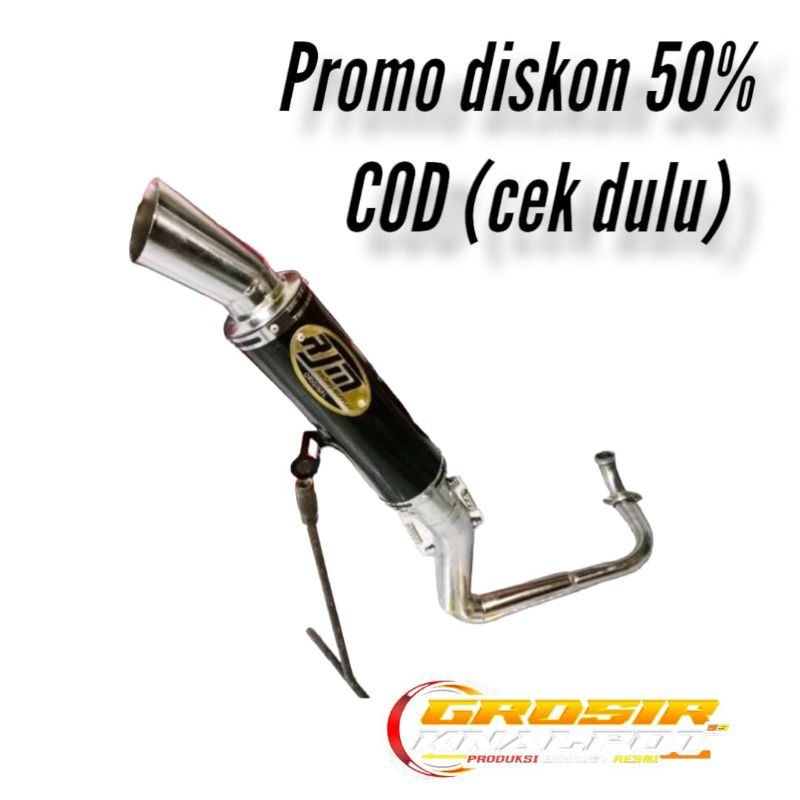 Knalpot Samlong RJM  original inlet 38 dan 50mm BEAT FI/DELUXE/KARBU  nmax150/155 pcx150 vario125/15