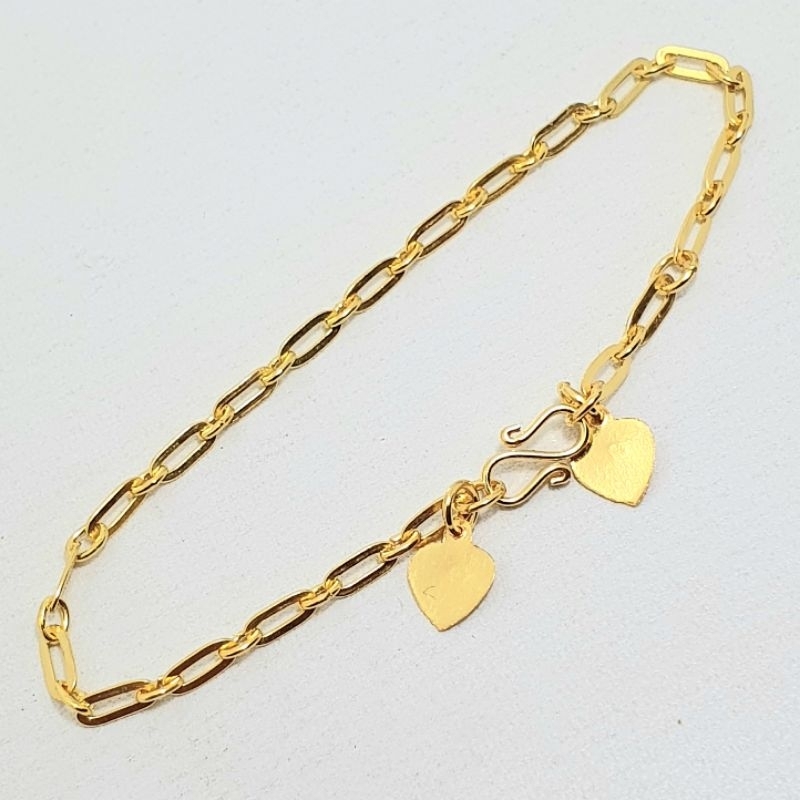 Gelang Emas Muda Paper Clip 2 Gram