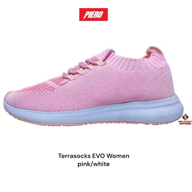 PIERO TERRASOCKS EVO WOMEN pink white P20605 / Sepatu jogging wanita / sepatu cewek / sepatu running