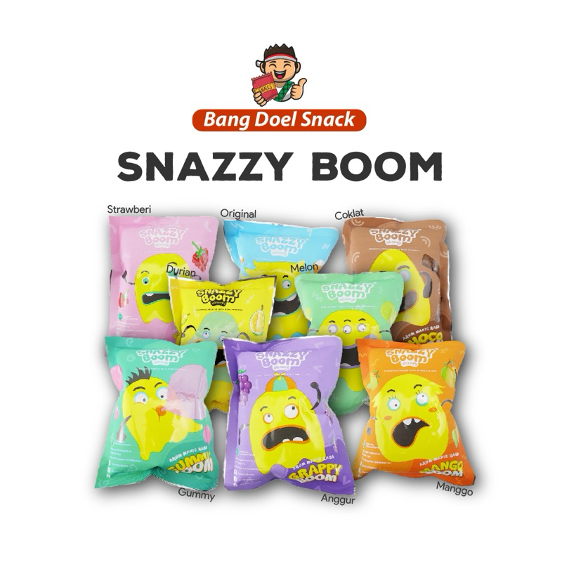 

Snazzy Boom - Promo Arum Manis / Rambut Nenek /Gulali / Arbanat 25g