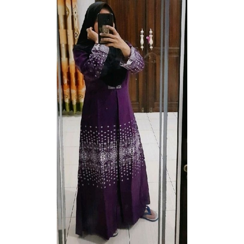 BATIK HAJI. GAMIS DAN HIJAB. SERAGAM HAJI 2025