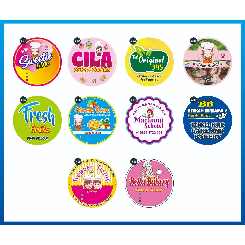 

CETAK STIKER LABEL / STIKER MAKANAN LABEL / STIKER LABEL CUSTOM / STIKER LABEL KUE / STIKER LABEL SNACK / STIKER LABEL TOPLES / STIKER LABEL MAKANAN CUSTOM / STIKER LABEL KEMASAN