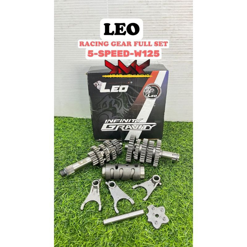 ORIGINAL LEO RACING 5 SPEED SUPRA X 125 GEAR RATIO FULL SET THAILAND