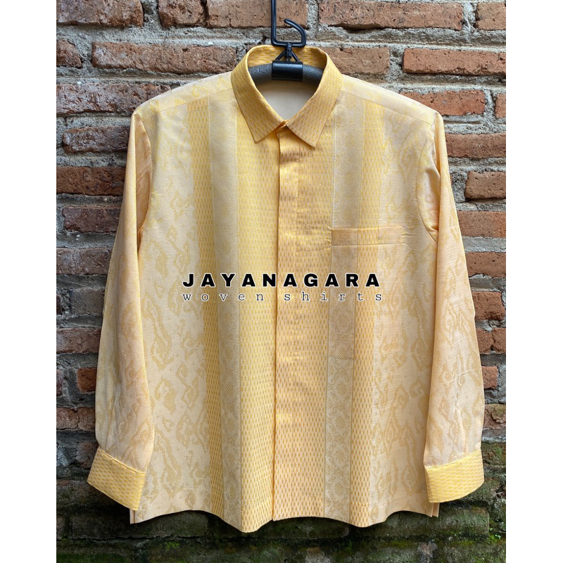 Kemeja Tenun Jayanagara Original Handwoven 040