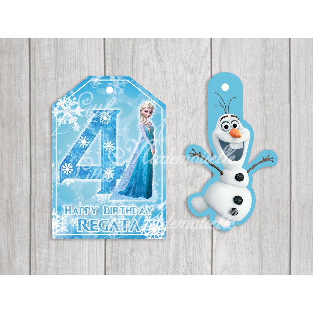 

Thank you tag Frozen