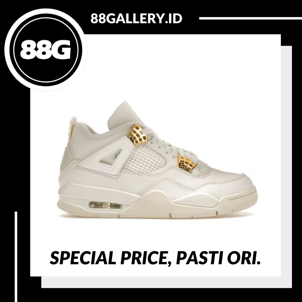 Air Jordan 4 Metallic Gold