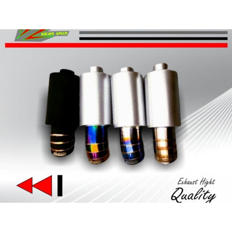 knalpot/exhaust/muffler mobil JS racing suara kering/knalpot brong