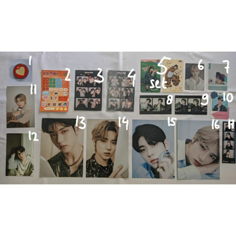 deco kit postcard 4cuts 6cuts photostrip washitape sticker photocard mpc poster act lovesick the dre