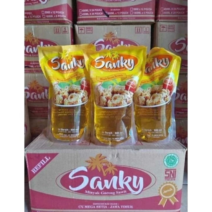 

[JATIM] [COD] MINYAK SANKY 1800ML ISI 6 PCS. TERMURAH LIVE. SEMBAKO MINYAK GROSIR
