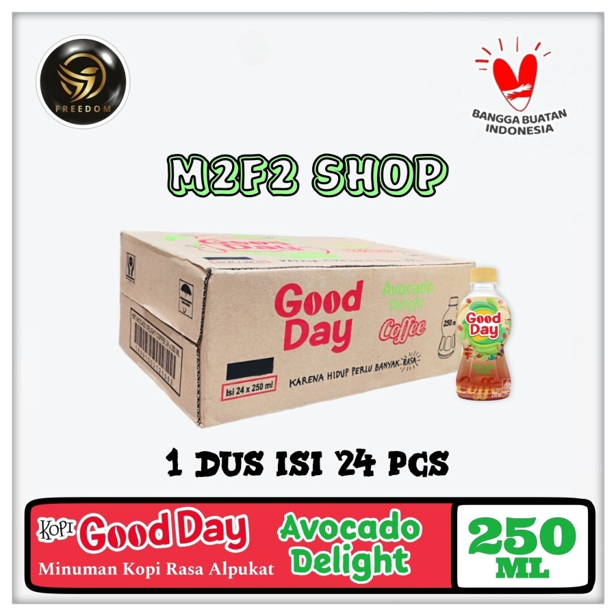 

Kopi Good Day Avocado Delight Coffee Botol Pet - 250 ml (Kemasan Karton)