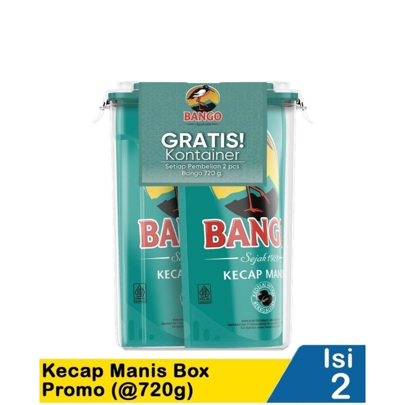 

PROMO KECAP BANGO GRATIS BOX CONTAINER 720gr × 2pcs.