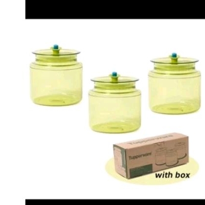 counterpart Tupperware with box ungu / hijau