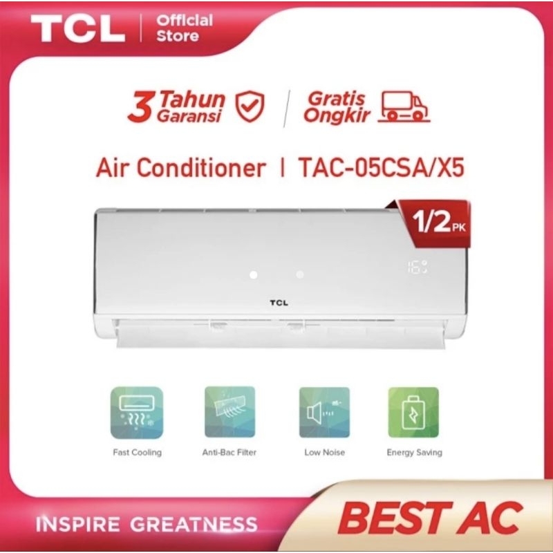 TCL Ac 1/2 pk Standart Ac TAC-05CSA Unit Only