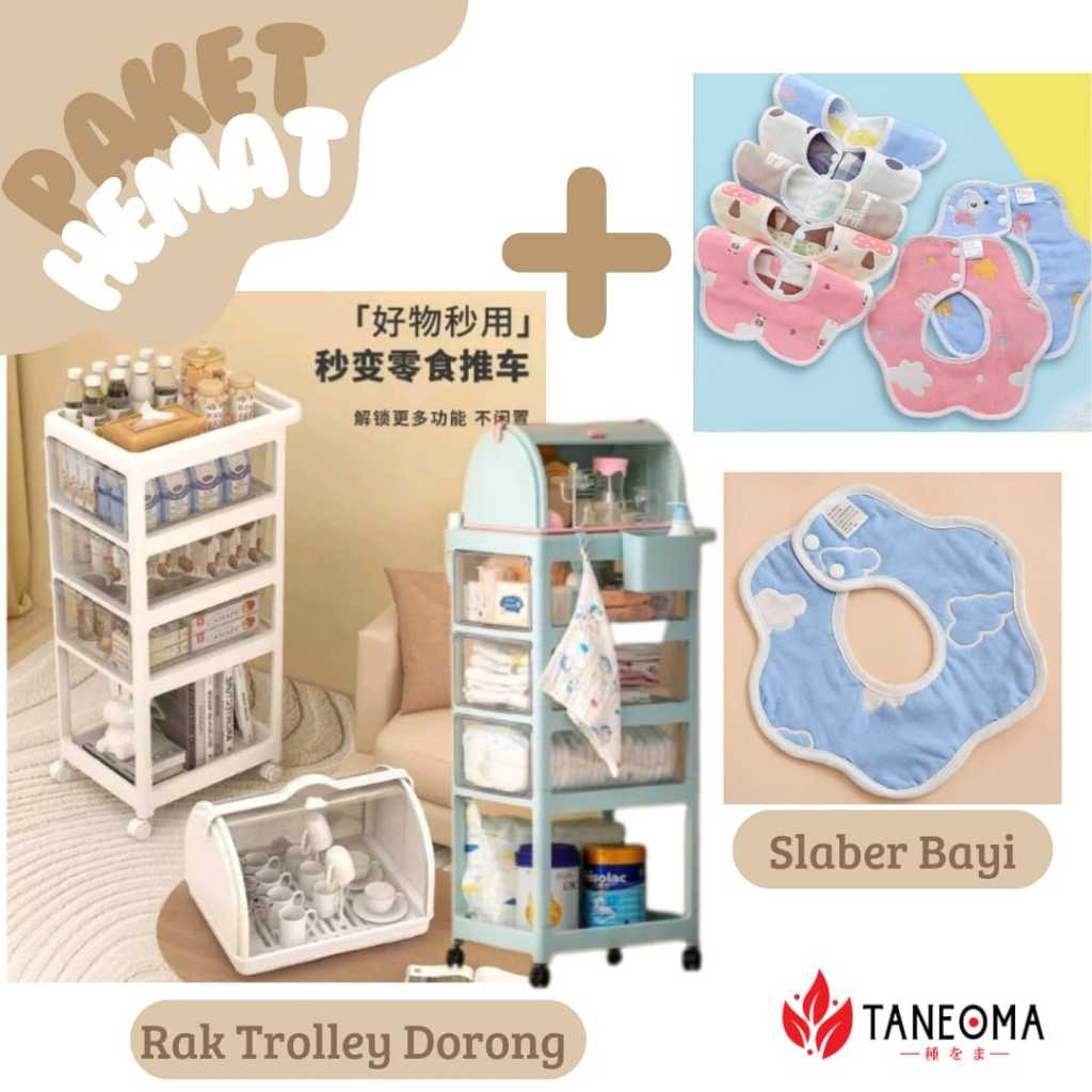 PAKET HEMAT/RAK TROLLEY & SLEBER/RAK TROLLEY SUSUN/ SLEBER