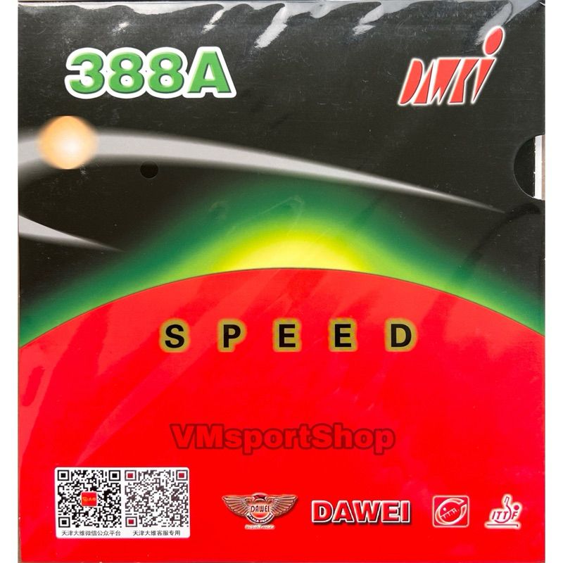 Dawei 388A Speed - Karet Rubber Bet Pingpong Tenis Meja