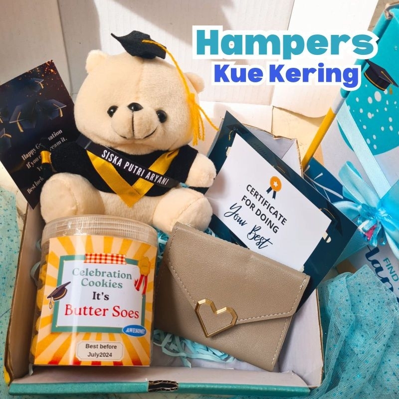 

Hampers Wisuda Cewek Graduation Gift / Hadiah Wisuda Cewek Parcel Kue