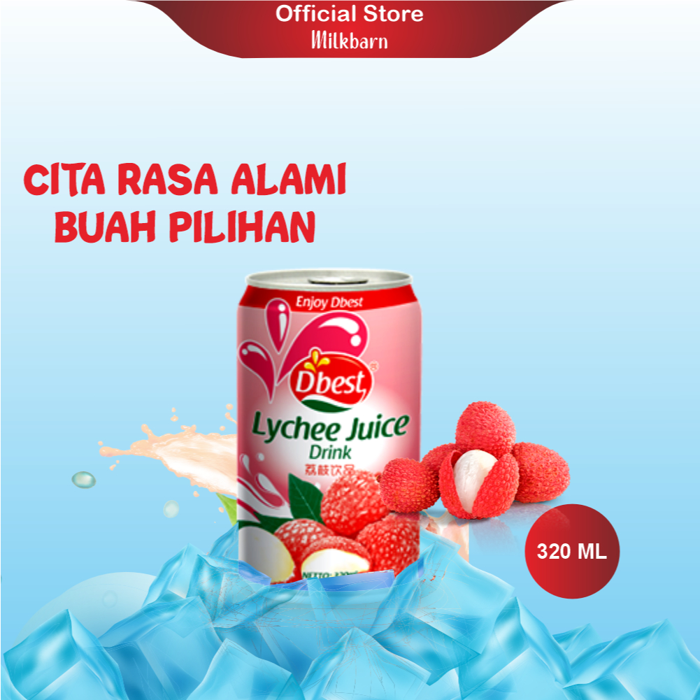 

Minuman Kaleng D'best Lychee 320 ml