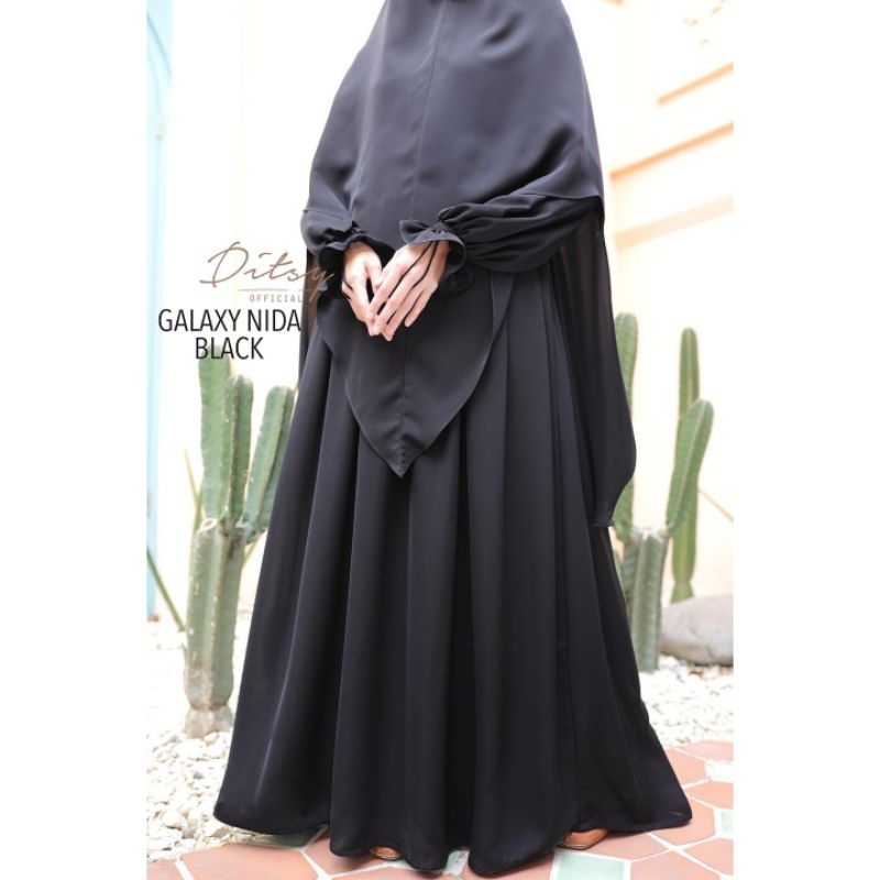 Ditsy Moslem Lyssia Black GN