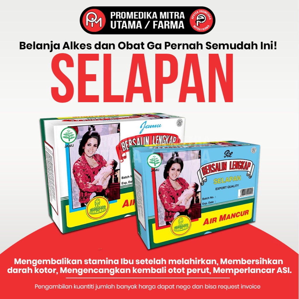 BERSALIN SELAPAN | Jamu & Pil | Pil Jamu Bersalin Lengkap Selapan Air Mancur
