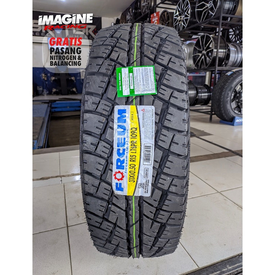 Ban mobil tubeless semi offroad ukuran 31 10,5 R15 merek forceum atz-r
