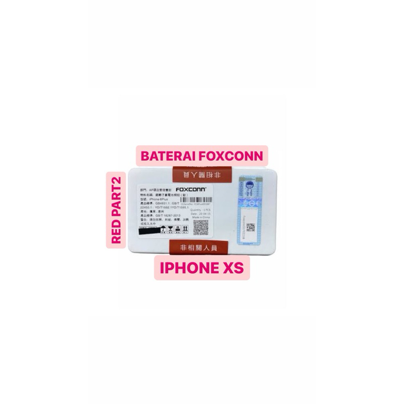 BATERAI FOXCONN IPH XS
