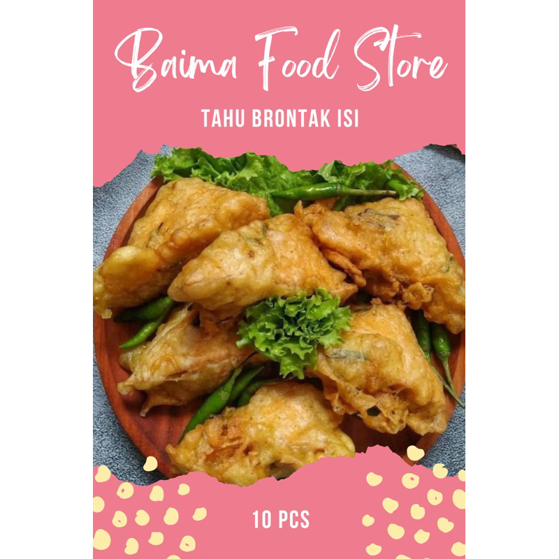 

Tahu Brontak Isi Sayur 10 Pcs