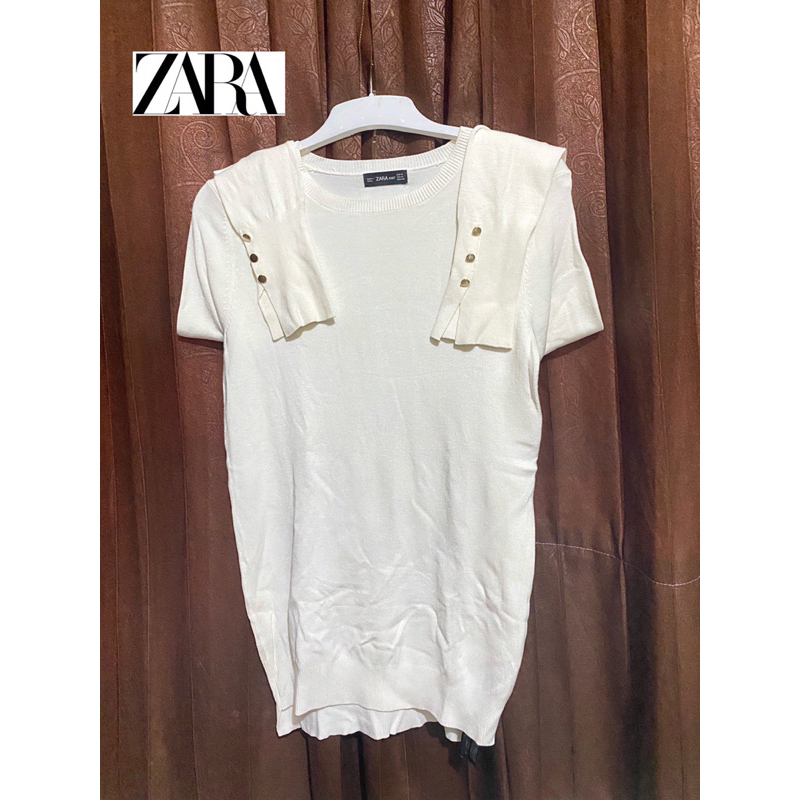 ZARA knit gold button pre❤️