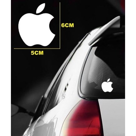 Sticker Logo Apple Untuk Kaca Mobil Dll