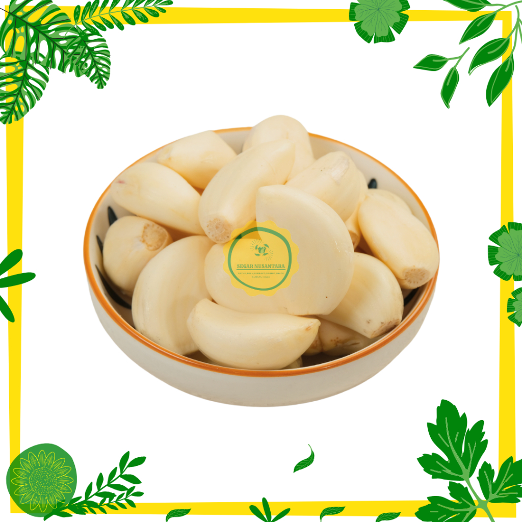 

Bawang Putih Kupas Segar Nusantara - 1 Pack (200 Gram)