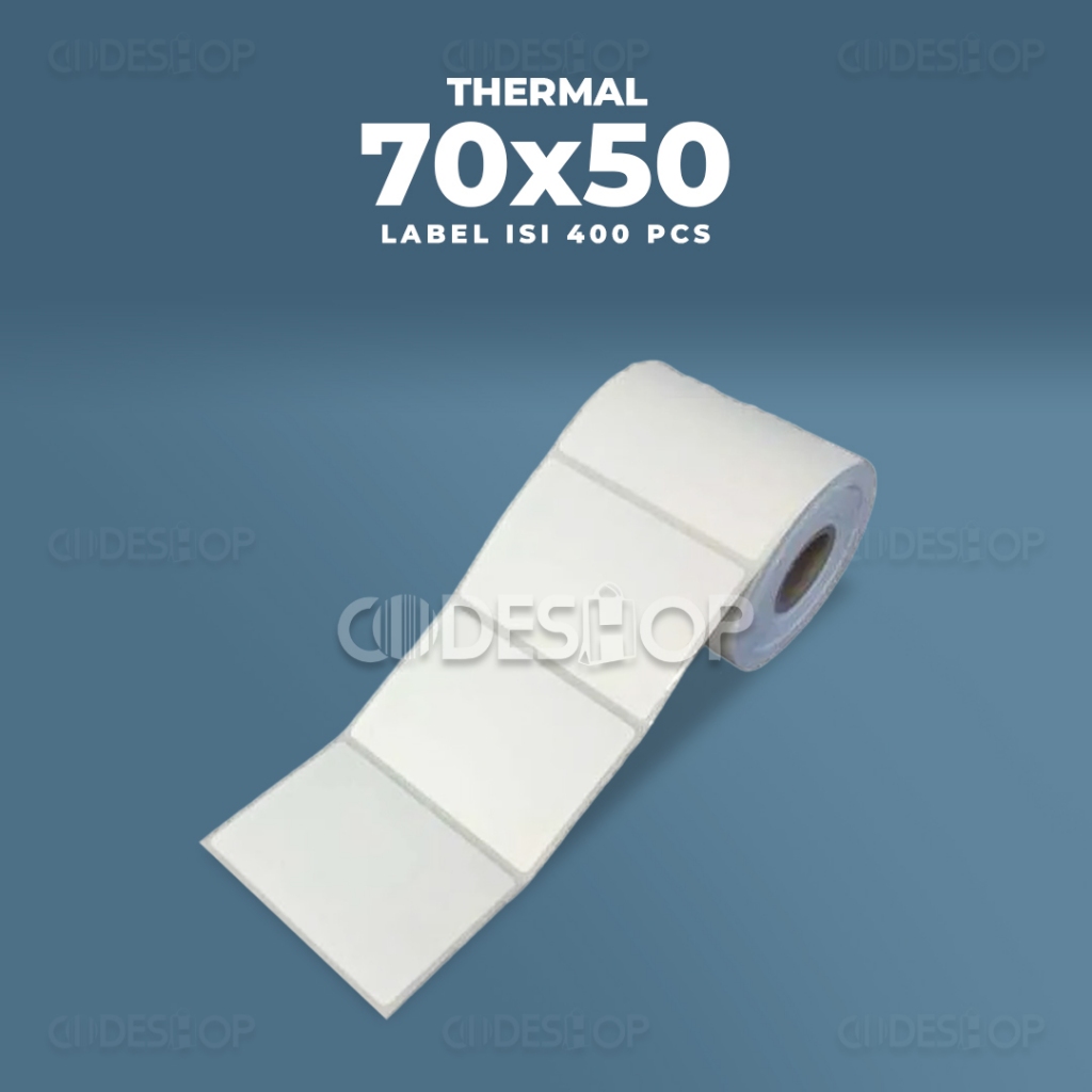 

Label Direct Thermal 70x50mm / 70x50 / 70 x 50 mm / Isi 400 Pcs