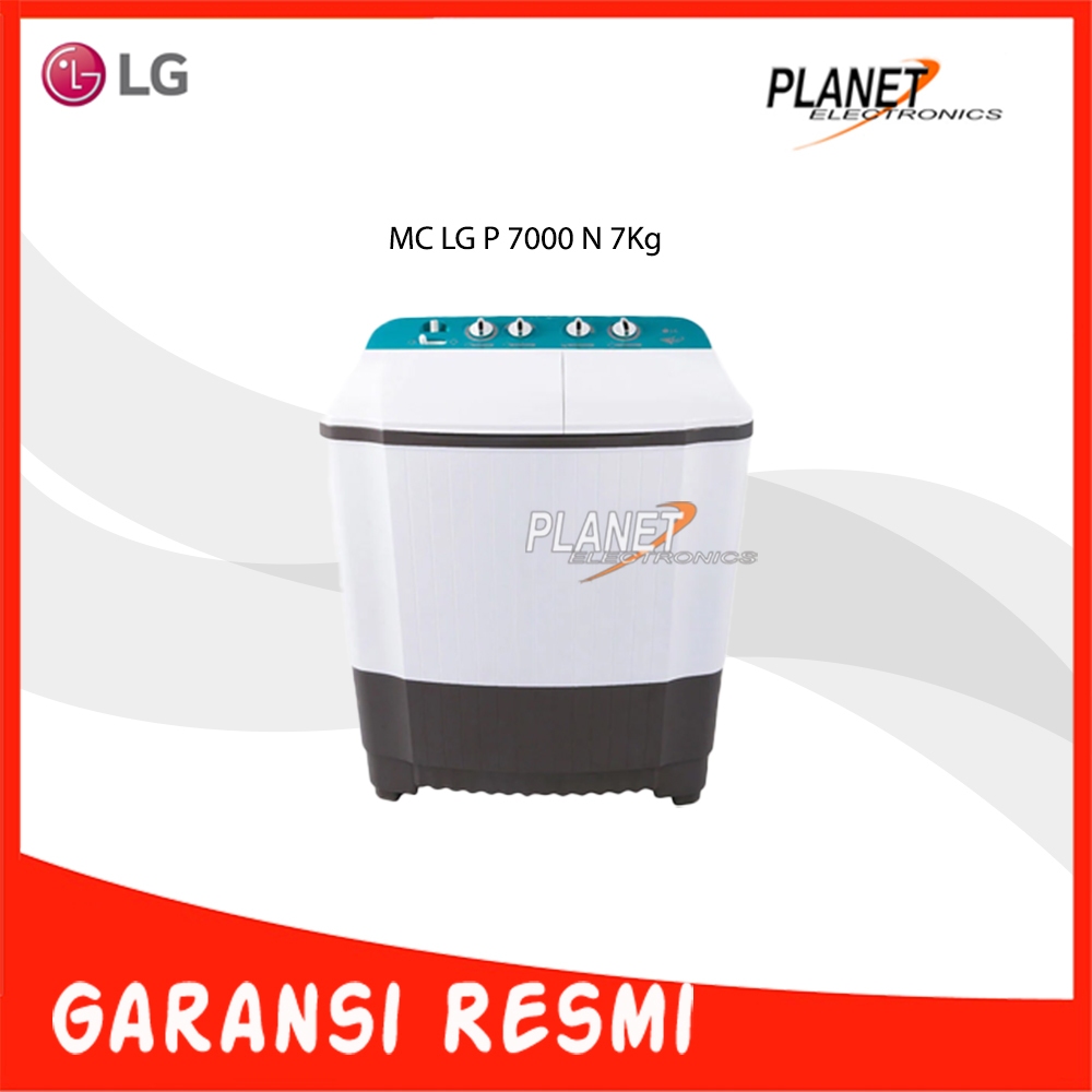 Mesin Cuci LG 2 Tabung 7Kg P7000N