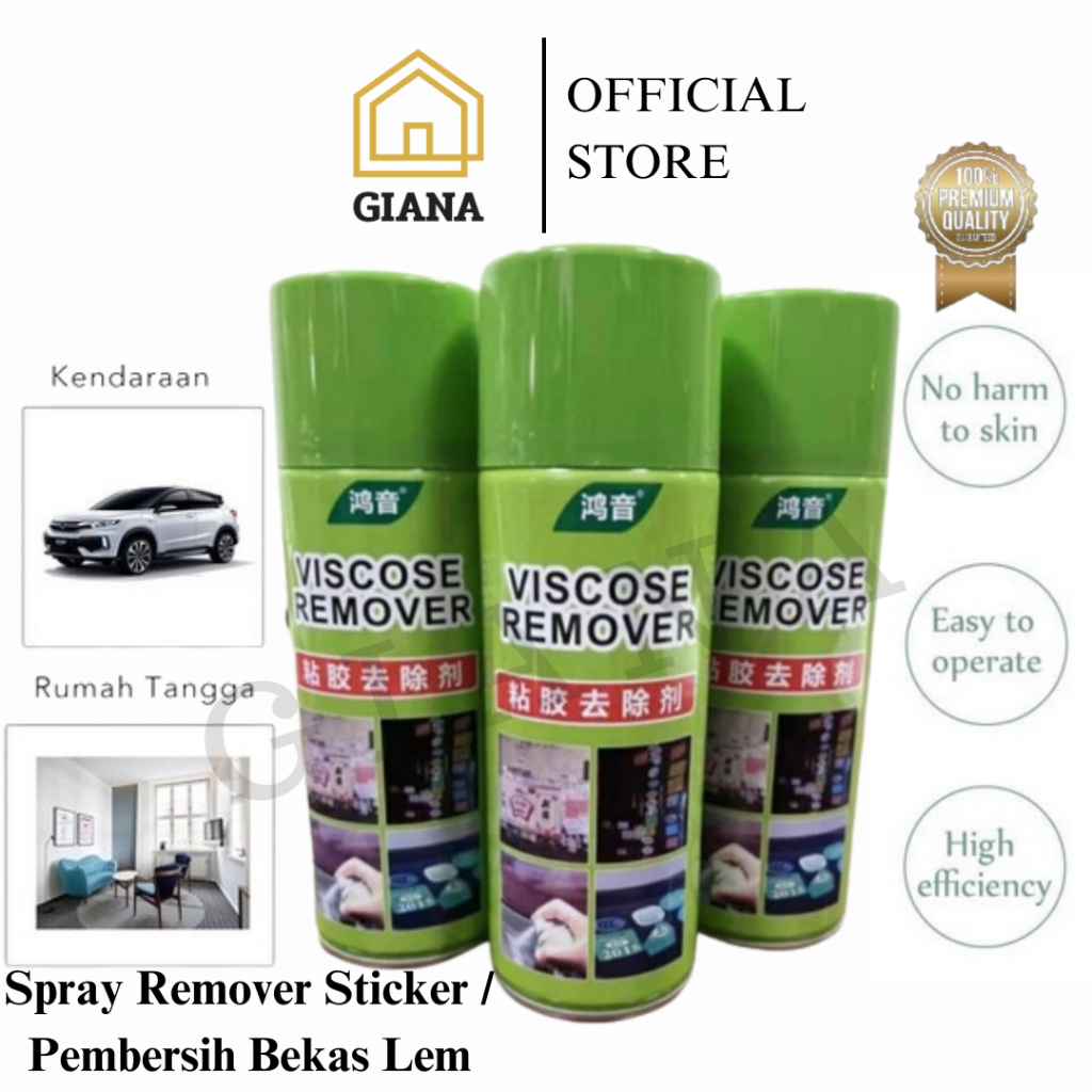 

GIA Sticker Remover Spray Pembersih Penghapus Penghilang Bekas Cat Lem Sticker