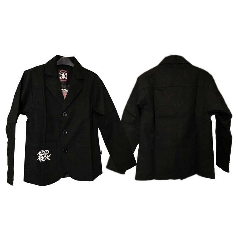 kiddrock blazer kanvas pria