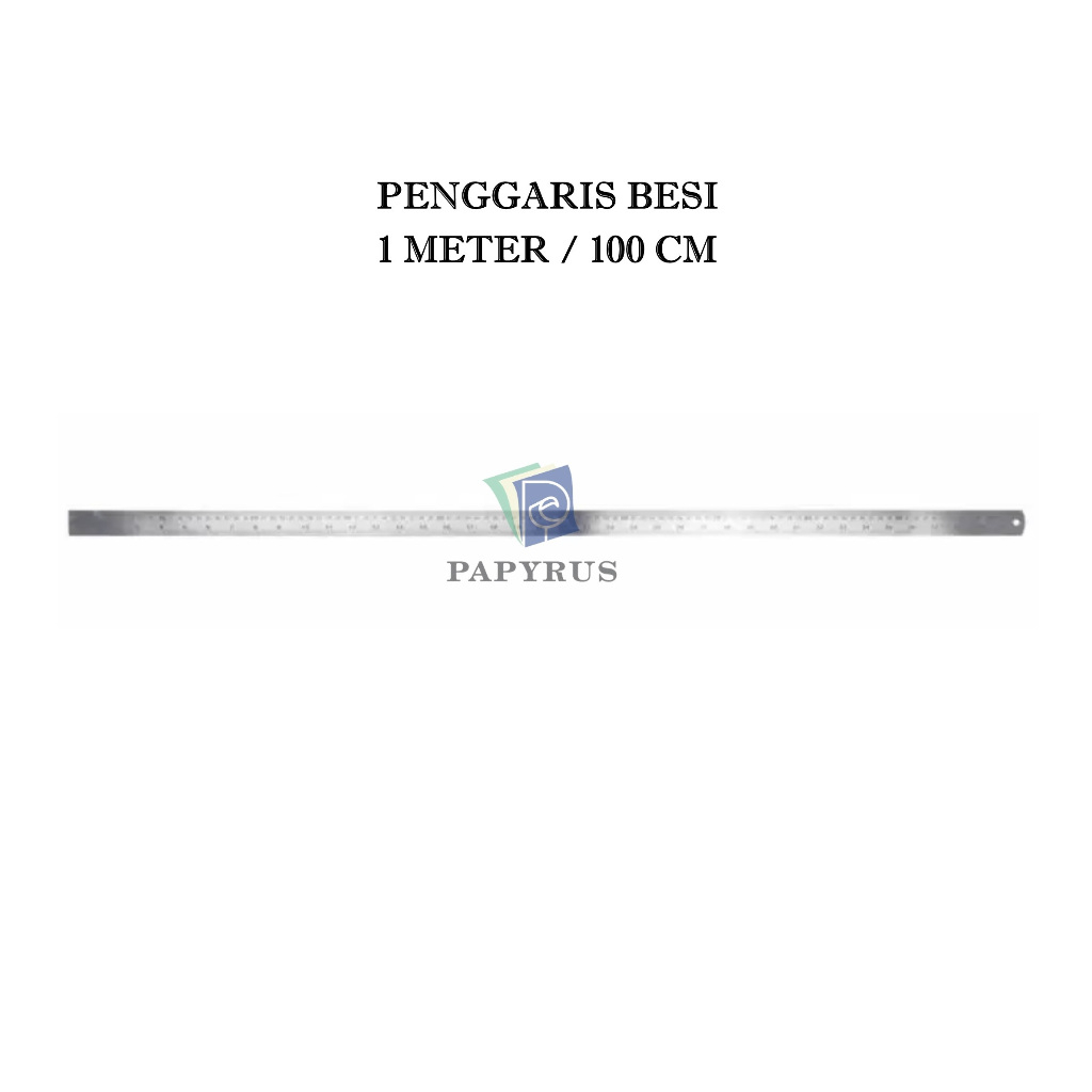 

RULER / GARISAN / PENGGARIS STAINLESS STEEL / PENGGARIS BESI 1 METER / 100 CM