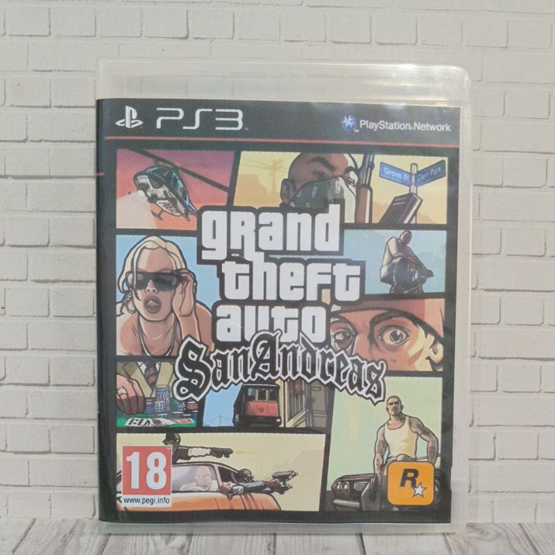 BD CD KASET ORIGINAL PS3 Gta San Andreas Usa Bahasa Inggris