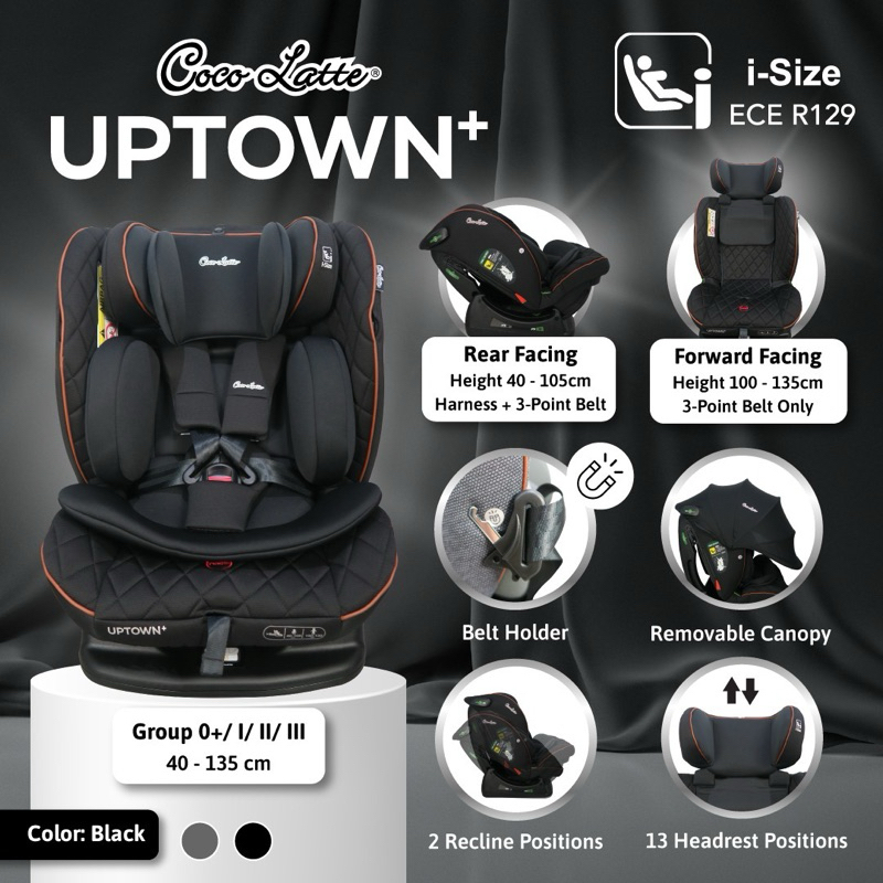 Car Seat Cocolatte Uptown+ / Kursi Mobil Bayi