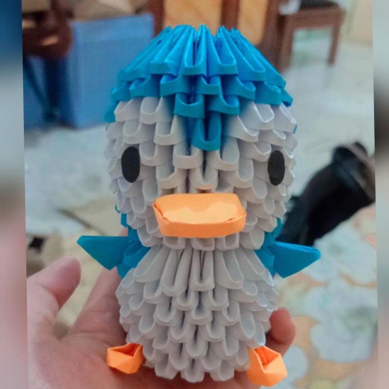 

Origami 3D pinguin