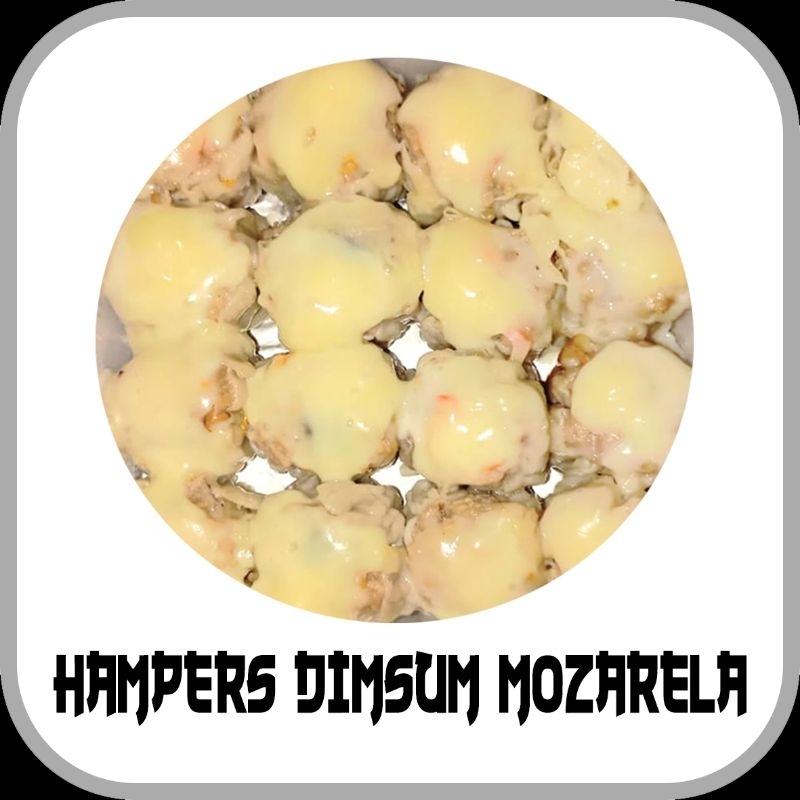 

Hampers Dimsum Mozarella isi 16pcs dengan topping keju mozarella