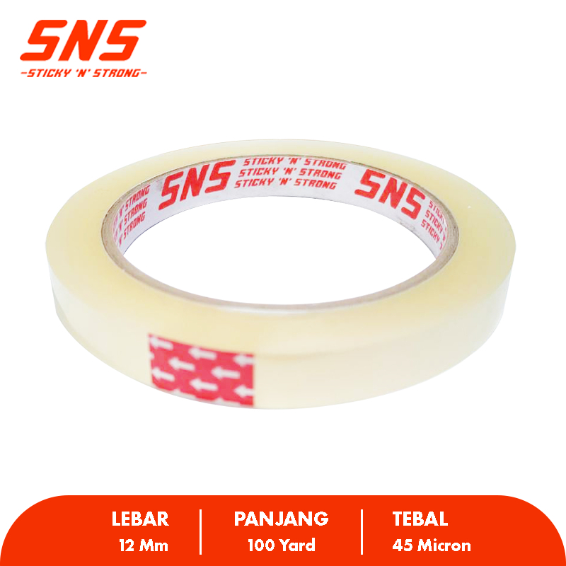 

Solasi / Isolasi / Solatip/ Lakban 12 mm ,72 Yard