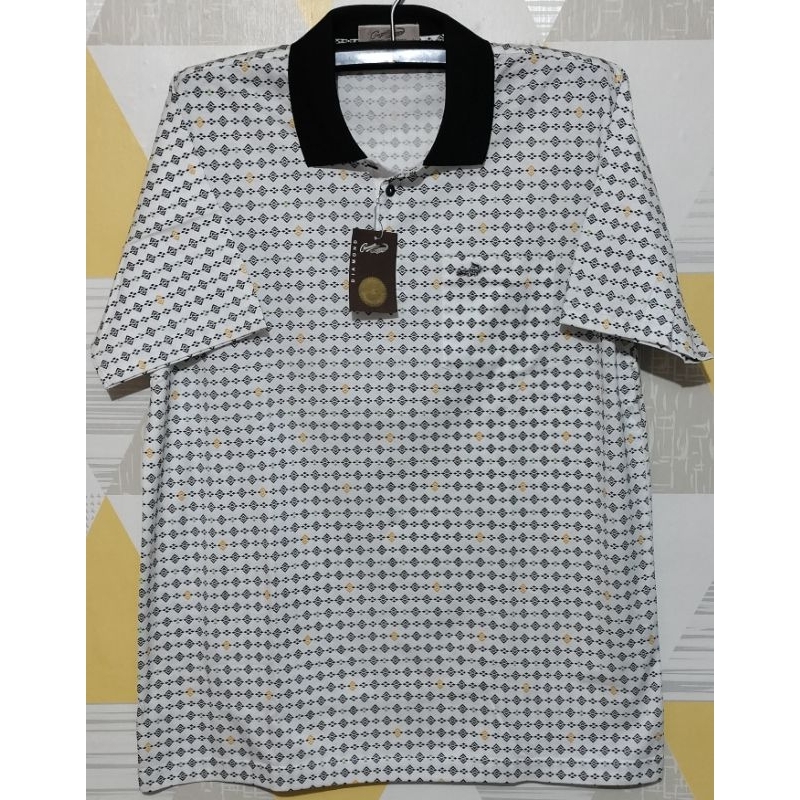 Kaos Kerah Pria CROCODILE Diamond original size L (LD 114cm)