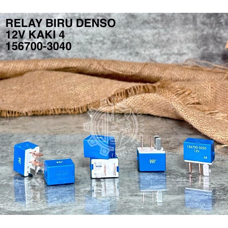 Relay Denso Kaki 4 pin 12v - Relay AC Universal Avanza, Xenia, Honda Jazz dll