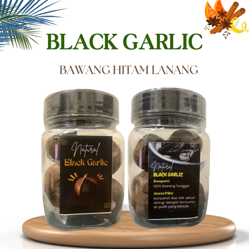

Black Garlic Premium | Fermentasi Bawang Tunggal Lanang | Bawang Hitam Tunggal