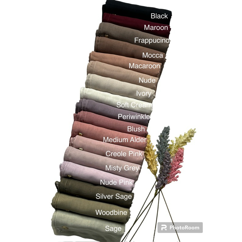 GRIS SCARF PARIS JAPAN PREMIUM ORI // kerudung paris japan // kerudung segi empat