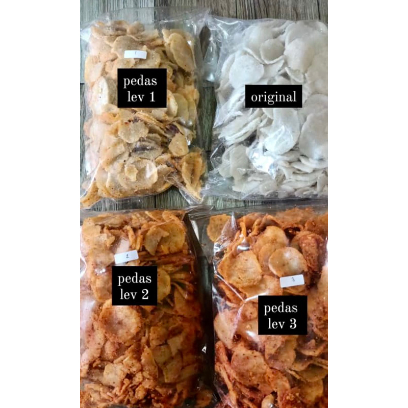 

Moring / Cimol Kering / Kripik Moring / Moring pedas