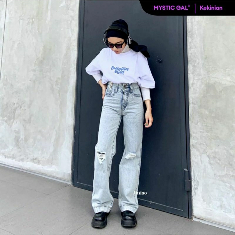 ready stock jiniso kaos UK S