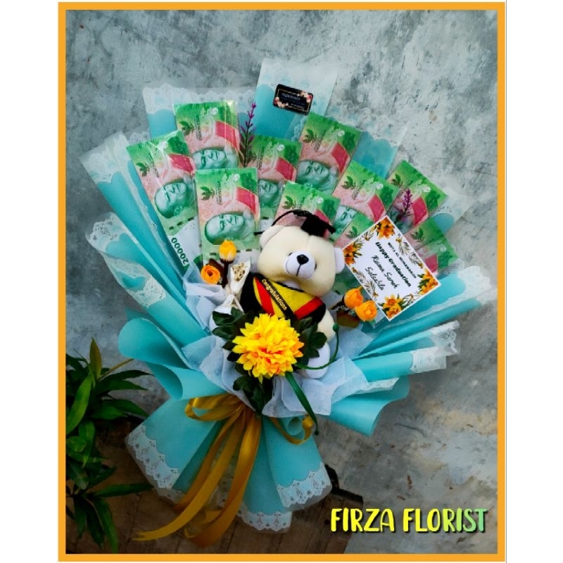 

BUKET WISUDA/ BUKET BONEKA WISUDA 10LEMBAR