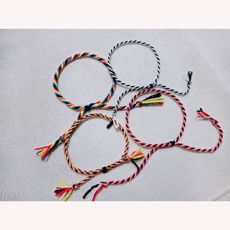 Gelang Khas Bali Tridatu, Caturdatu, pancadatu, Hitam putih