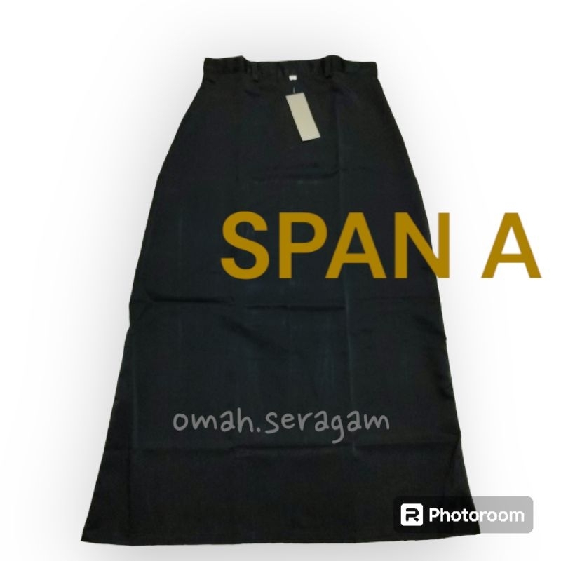 SPAN A HITAM / ROK KERJA / ROK FORMAL / ROK OSPEK