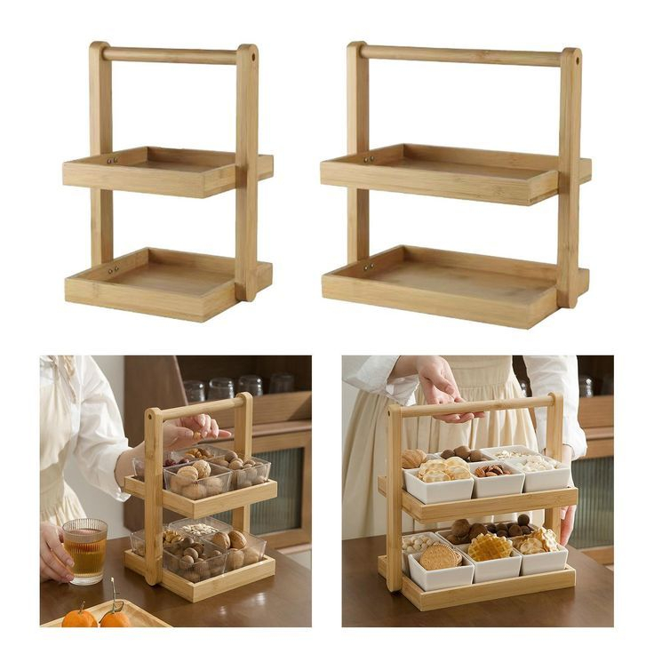 Keranjang Kayu,Nampan Unik,Rak,,Rak Susun,Rak Kue Susun,Nampan,Tray,Display Rak Susun,Rantang Kayu
